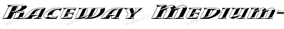 Raceway Medium字体转换